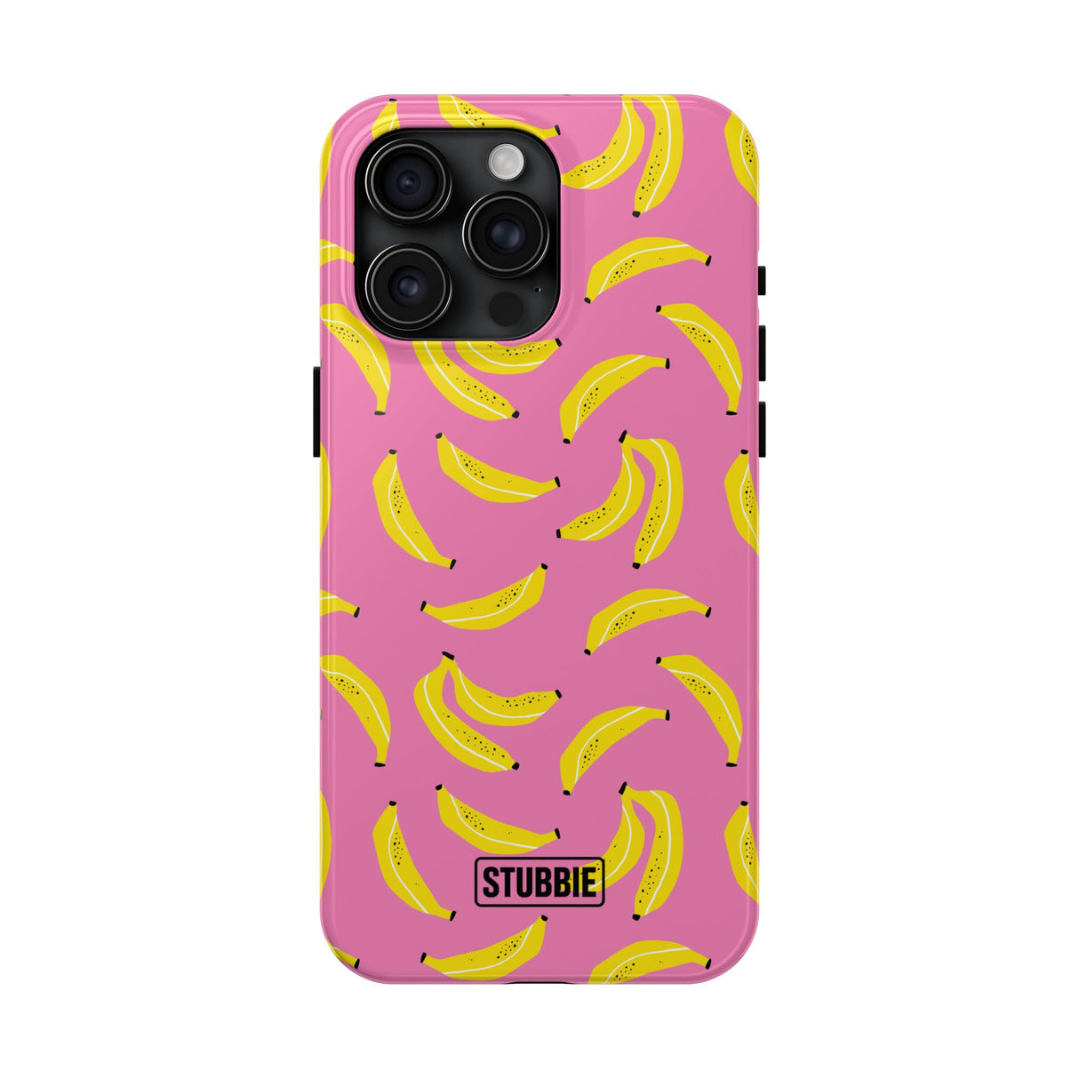 STUBBIE Phone Case for Apple iPhone - Pink Banana Phone Case