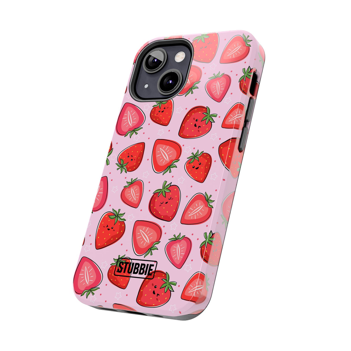 STUBBIE Phone Case for Apple iPhone - Smile Strawberry Phone Case