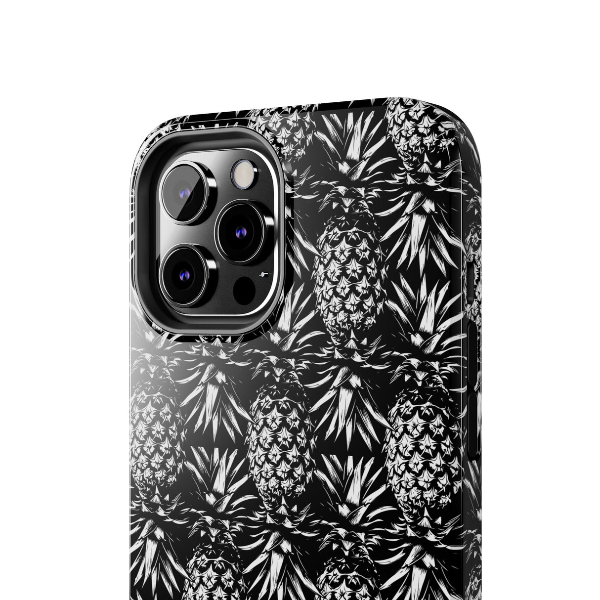 STUBBIE Phone Case for Apple iPhone - Black And White Pineapple Phone Case