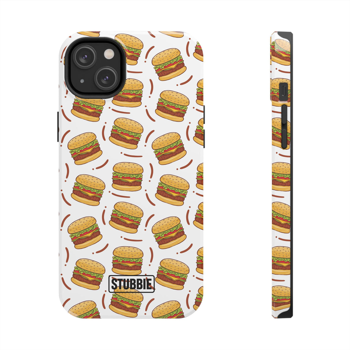 STUBBIE Phone Case for Apple iPhone - Burger Stubbie