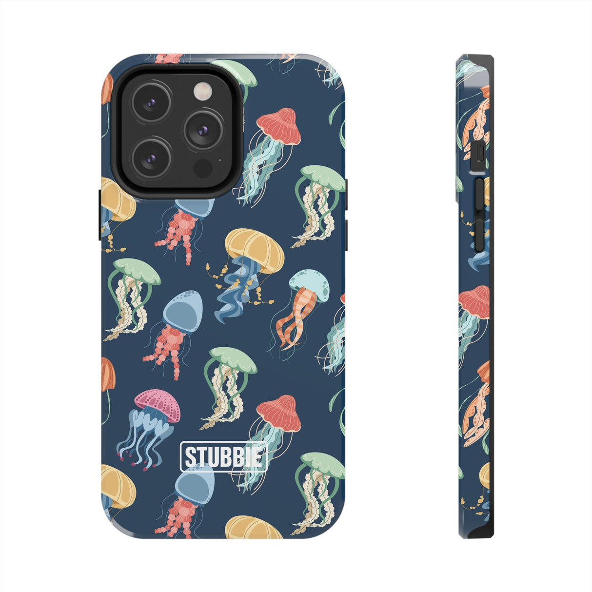 STUBBIE Phone Case for Apple iPhone - Jellyfish Stubbie