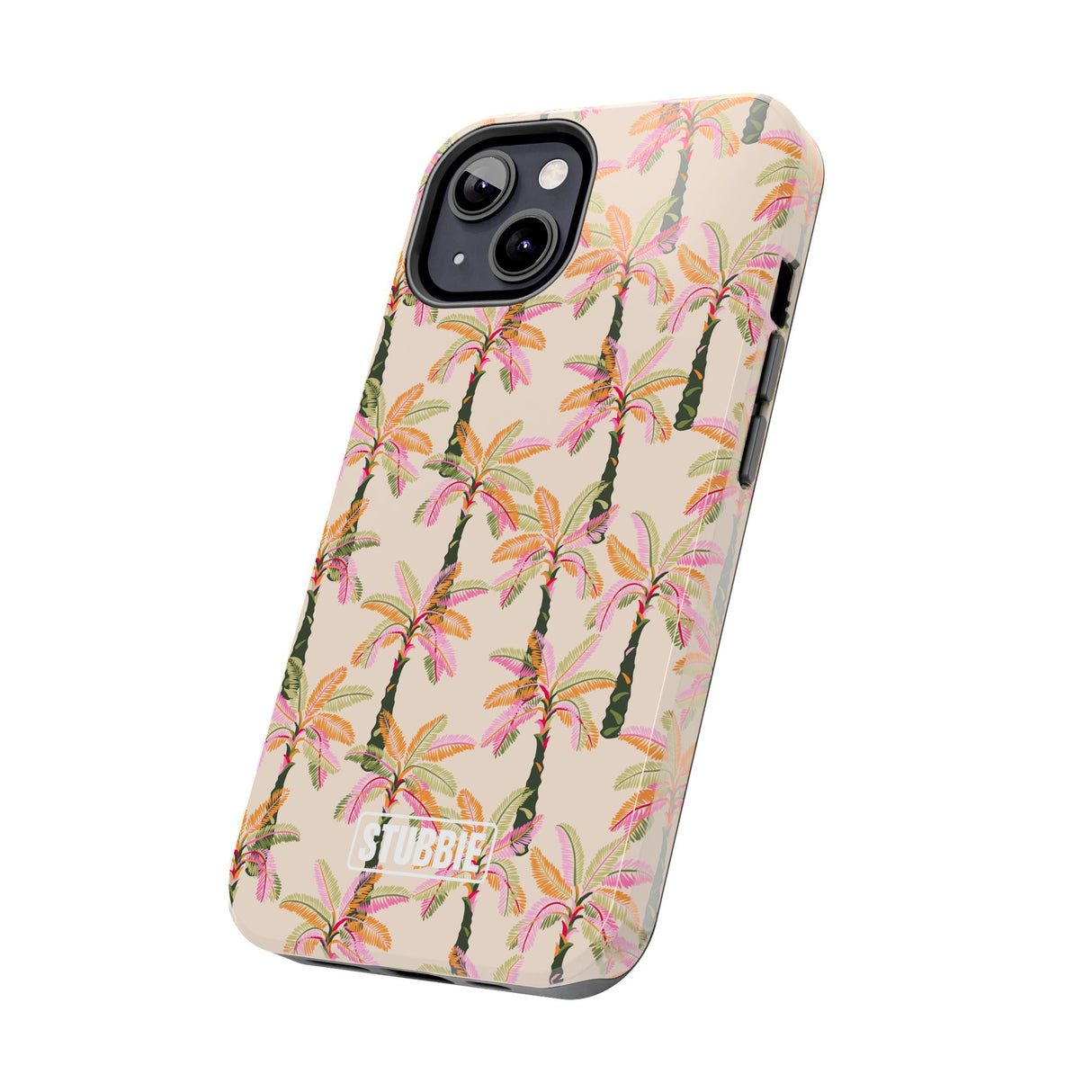STUBBIE Phone Case for Apple iPhone - Pink Palm Stubbie