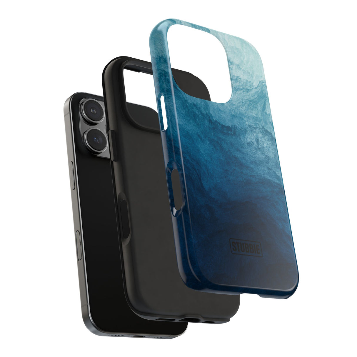 STUBBIE Phone Case for Apple iPhone - Blue Marble Phone Case
