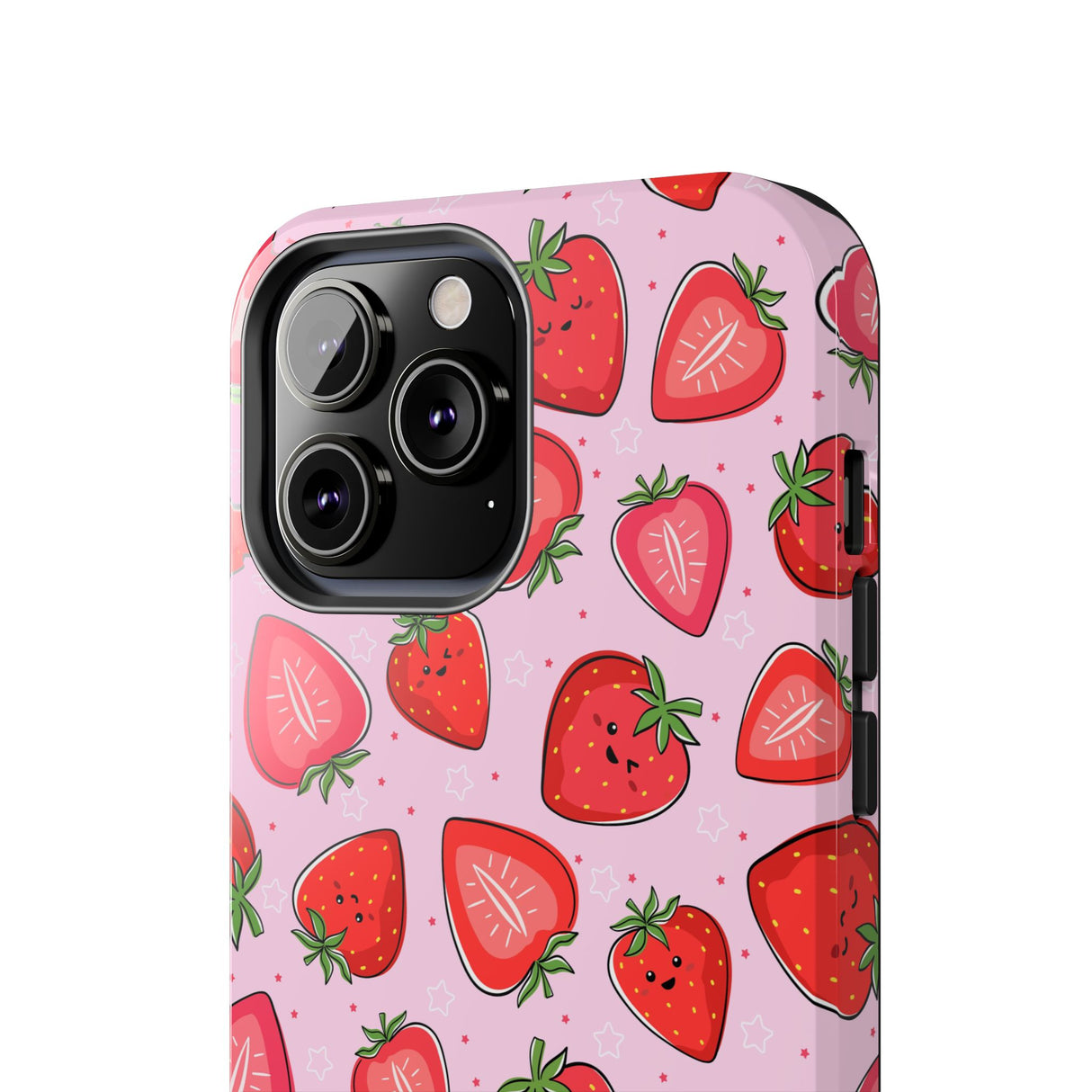 STUBBIE Phone Case for Apple iPhone - Smile Strawberry Phone Case