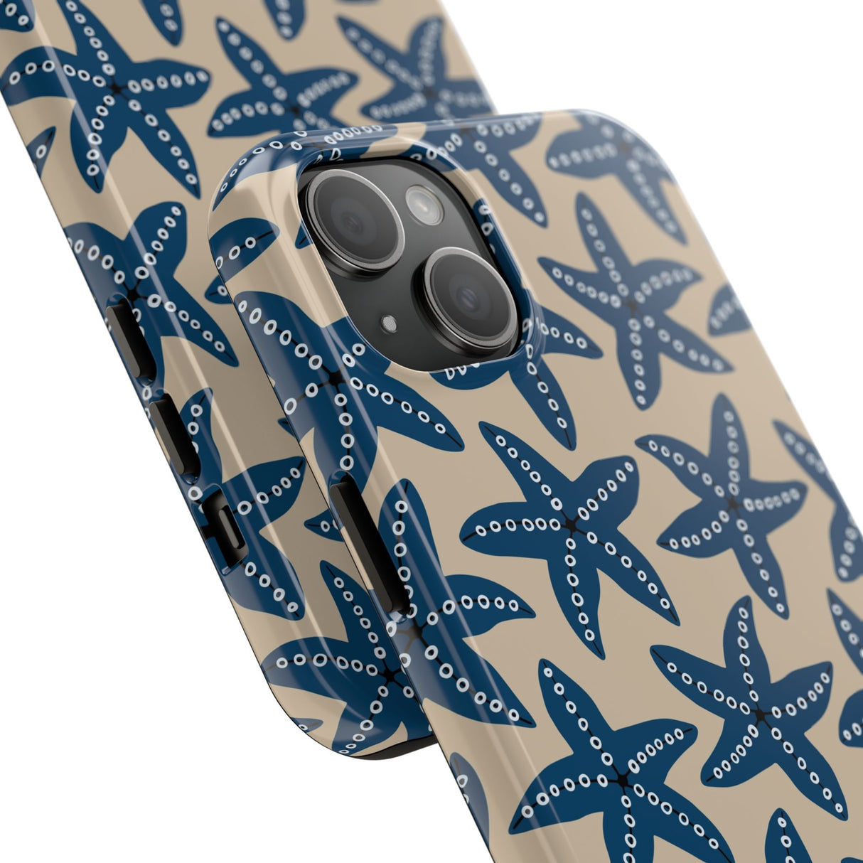 STUBBIE Phone Case for Apple iPhone - Blue Starfish Stubbie