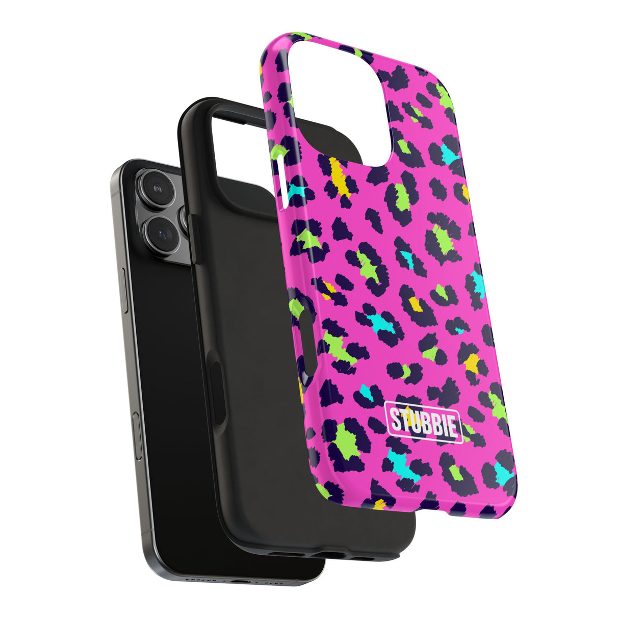 STUBBIE Phone Case for Apple iPhone - Disco Leopard Stubbie