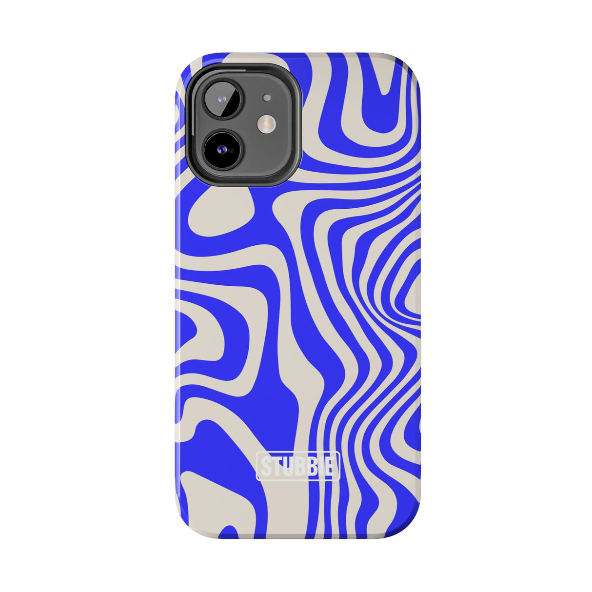 STUBBIE Phone Case for Apple iPhone - Crazy Blue Phone Case