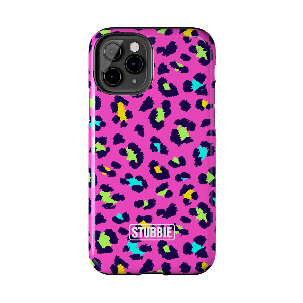 STUBBIE Phone Case for Apple iPhone - Disco Leopard Stubbie
