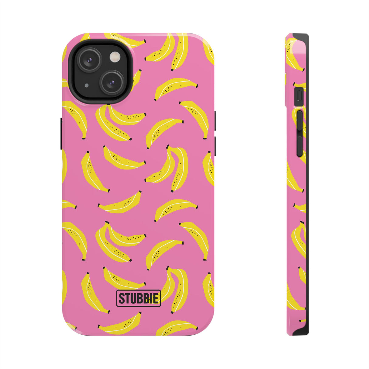 STUBBIE Phone Case for Apple iPhone - Pink Banana Phone Case