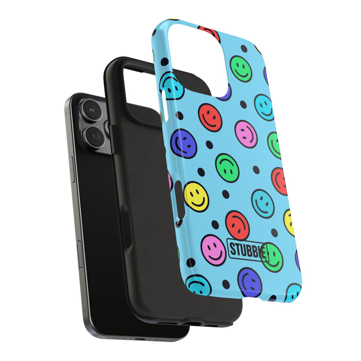 STUBBIE Phone Case for Apple iPhone - Smiley Face Phone Case