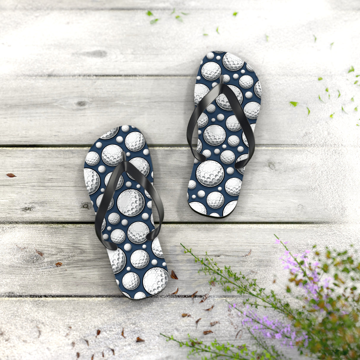Golf Ball Flip Flops