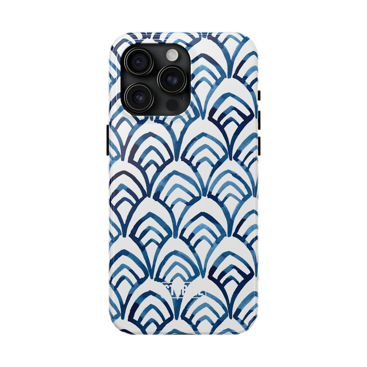 STUBBIE Phone Case for Apple iPhone - Blue Art Deco Phone Case