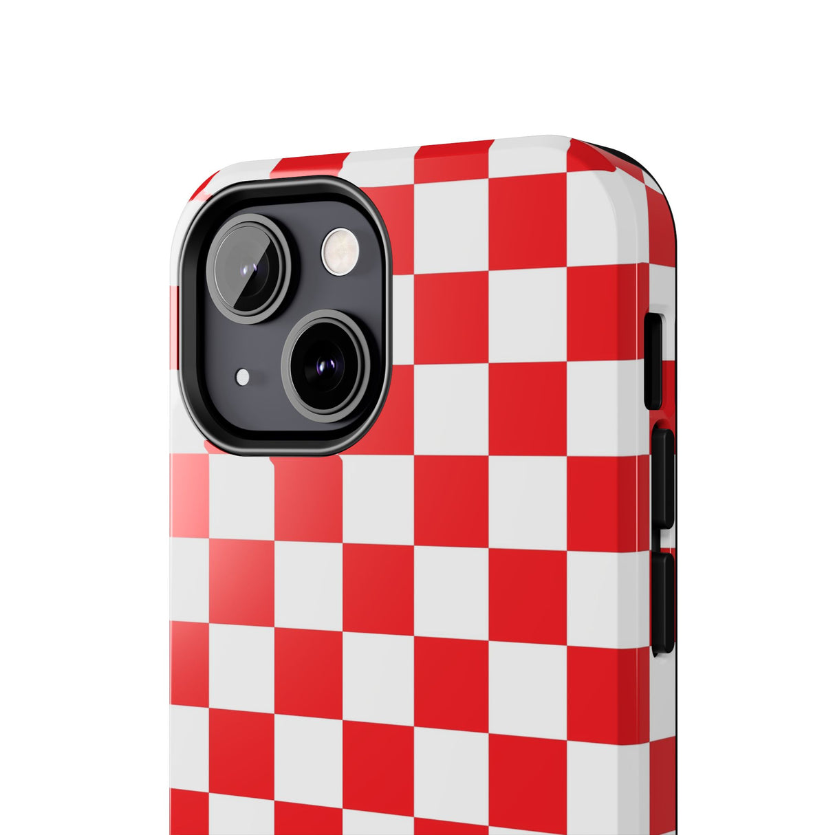 STUBBIE Phone Case for Apple iPhone - Red Checkered Phone Case