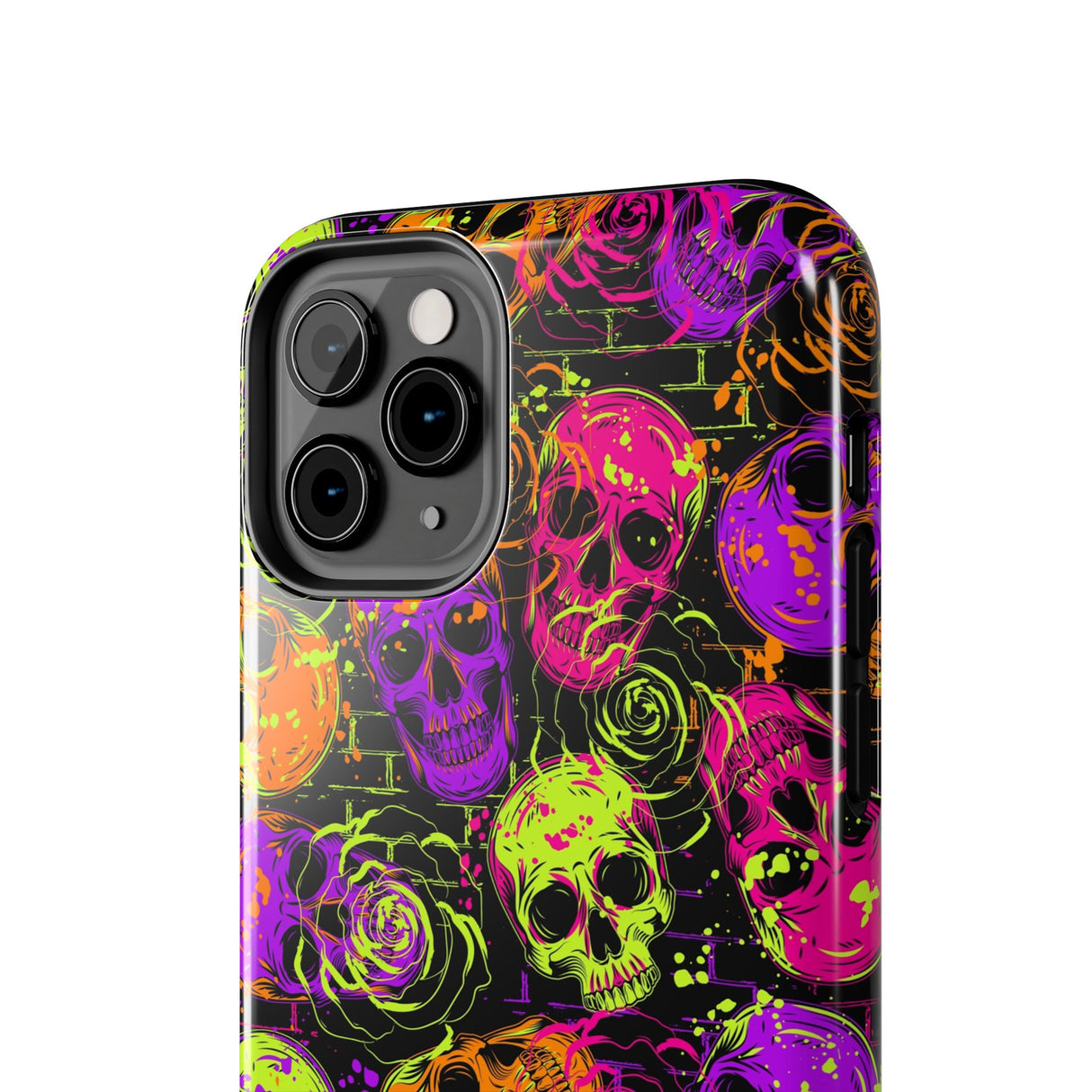 STUBBIE Phone Case for Apple iPhone - Neon Skulls Phone Case