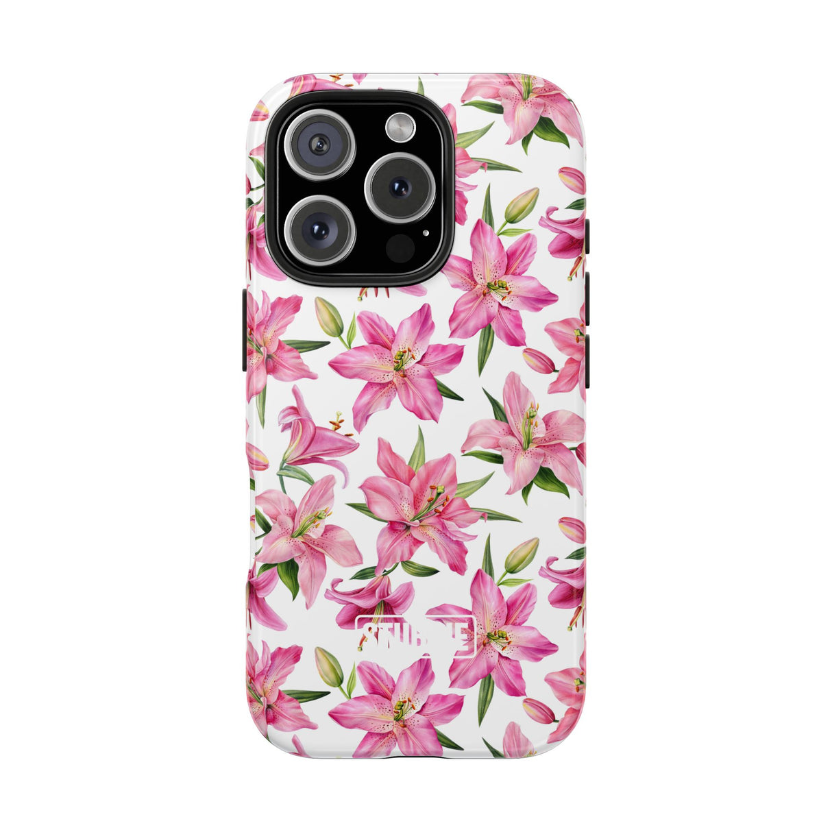 STUBBIE Phone Case for Apple iPhone - Pink Lily Flower Phone Case