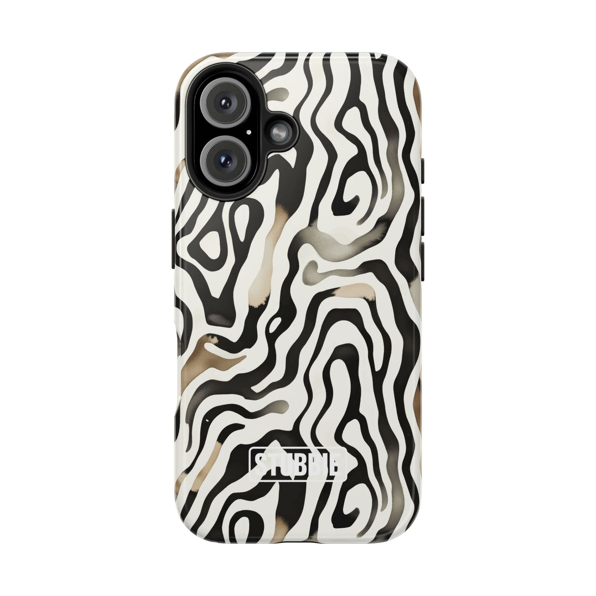STUBBIE Phone Case for Apple iPhone - Weird Zebra Stubbie