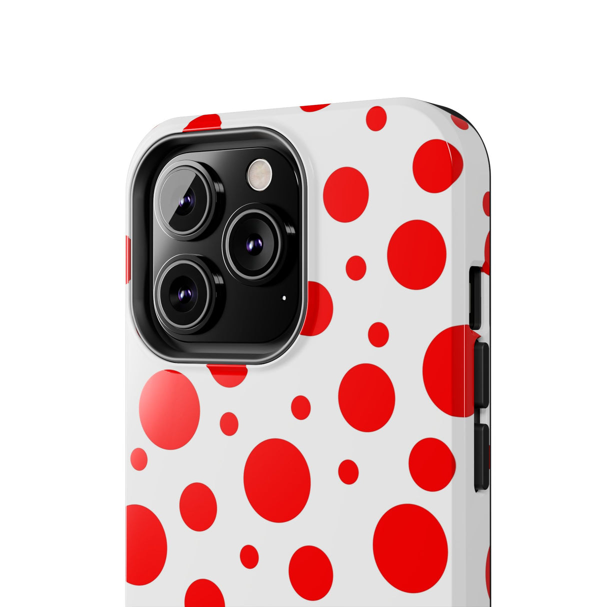 STUBBIE Phone Case for Apple iPhone - Red Polka Dot Phone Case