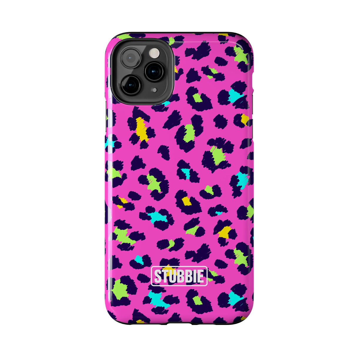 STUBBIE Phone Case for Apple iPhone - Disco Leopard Stubbie