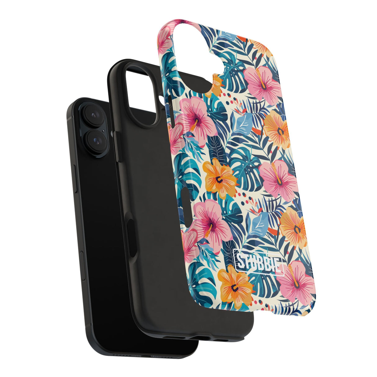 STUBBIE Phone Case for Apple iPhone - Jungle Fauna Stubbie