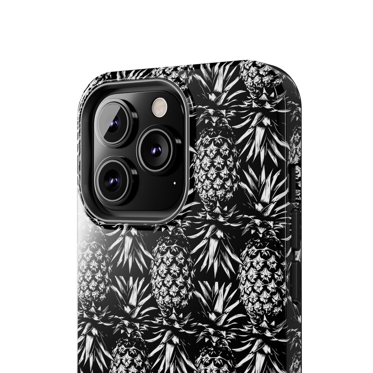 STUBBIE Phone Case for Apple iPhone - Black And White Pineapple Phone Case