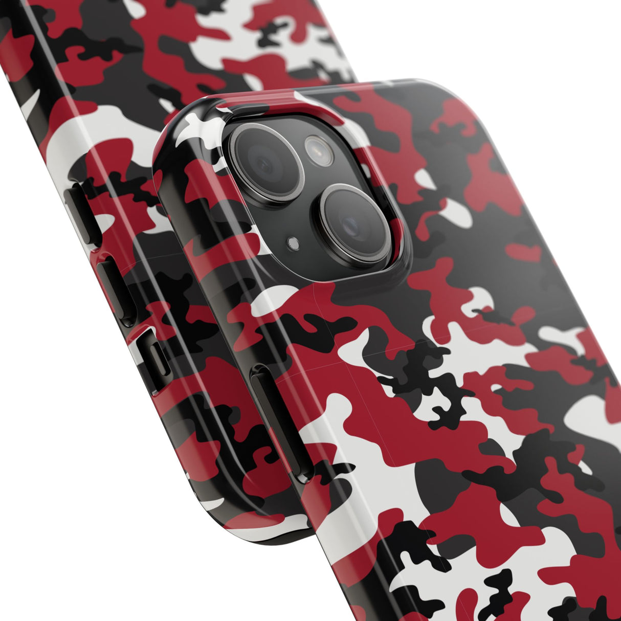 STUBBIE Phone Case for Apple iPhone - Red Camo Phone Case