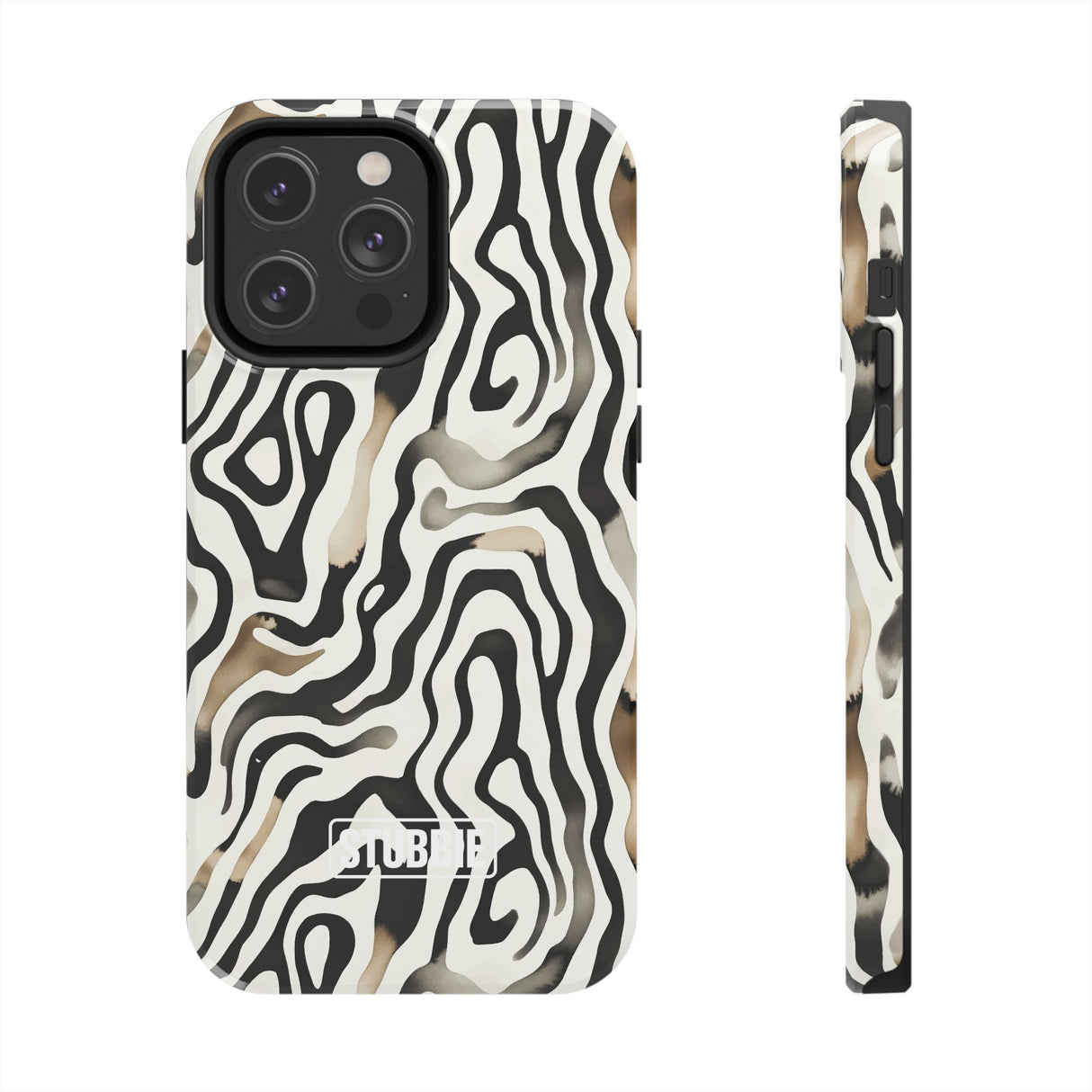 STUBBIE Phone Case for Apple iPhone - Weird Zebra Stubbie
