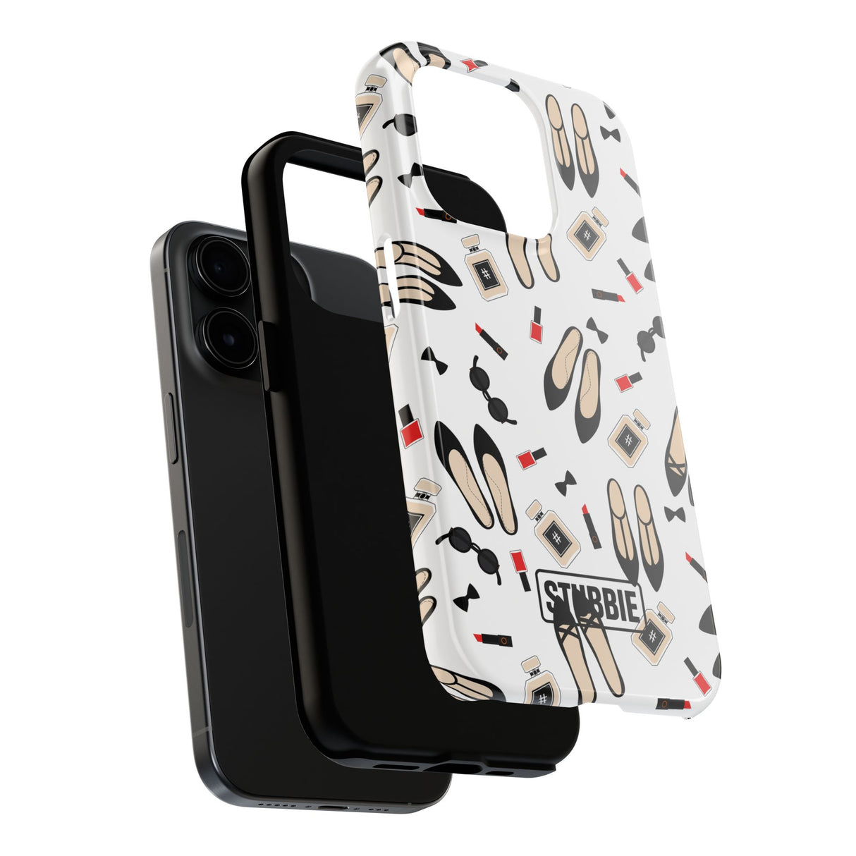 STUBBIE Phone Case for Apple iPhone - Heels And Lipstick Stubbie