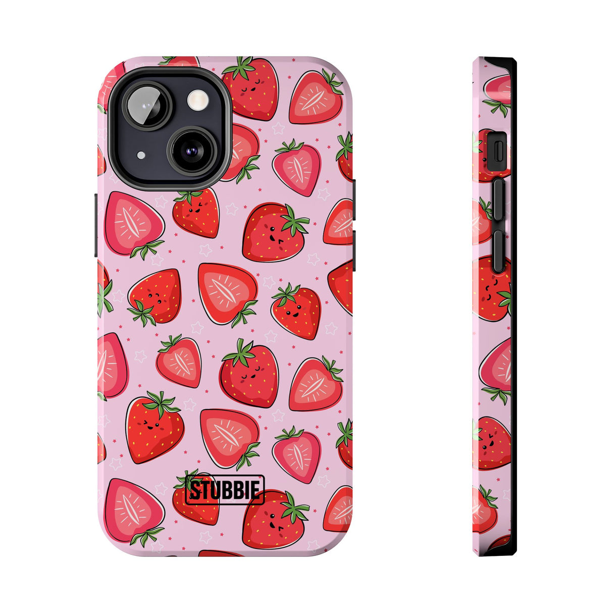 STUBBIE Phone Case for Apple iPhone - Smile Strawberry Phone Case