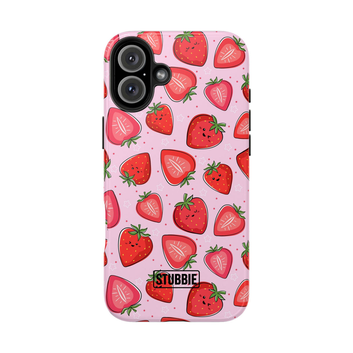 STUBBIE Phone Case for Apple iPhone - Smile Strawberry Phone Case