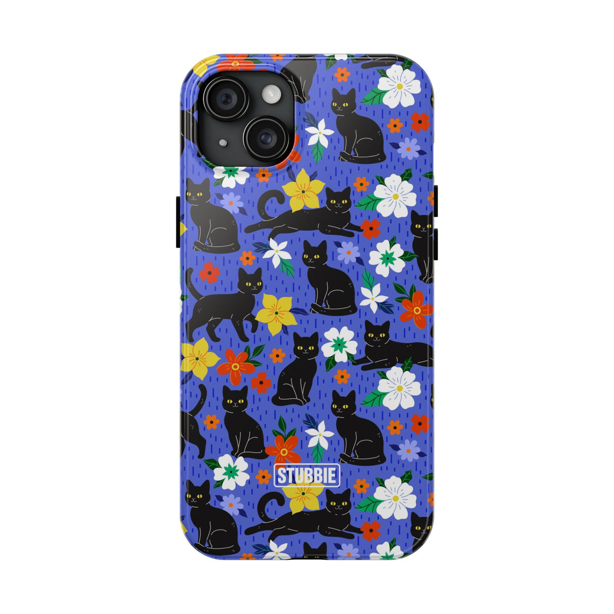 STUBBIE Phone Case for Apple iPhone - Black Cat Phone Case