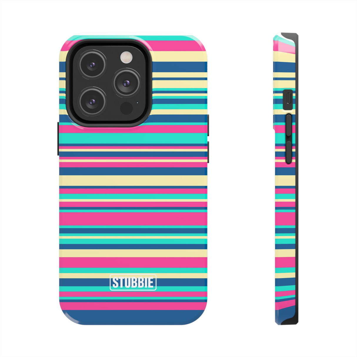 STUBBIE Phone Case for Apple iPhone - Coloured Stripes Phone Case