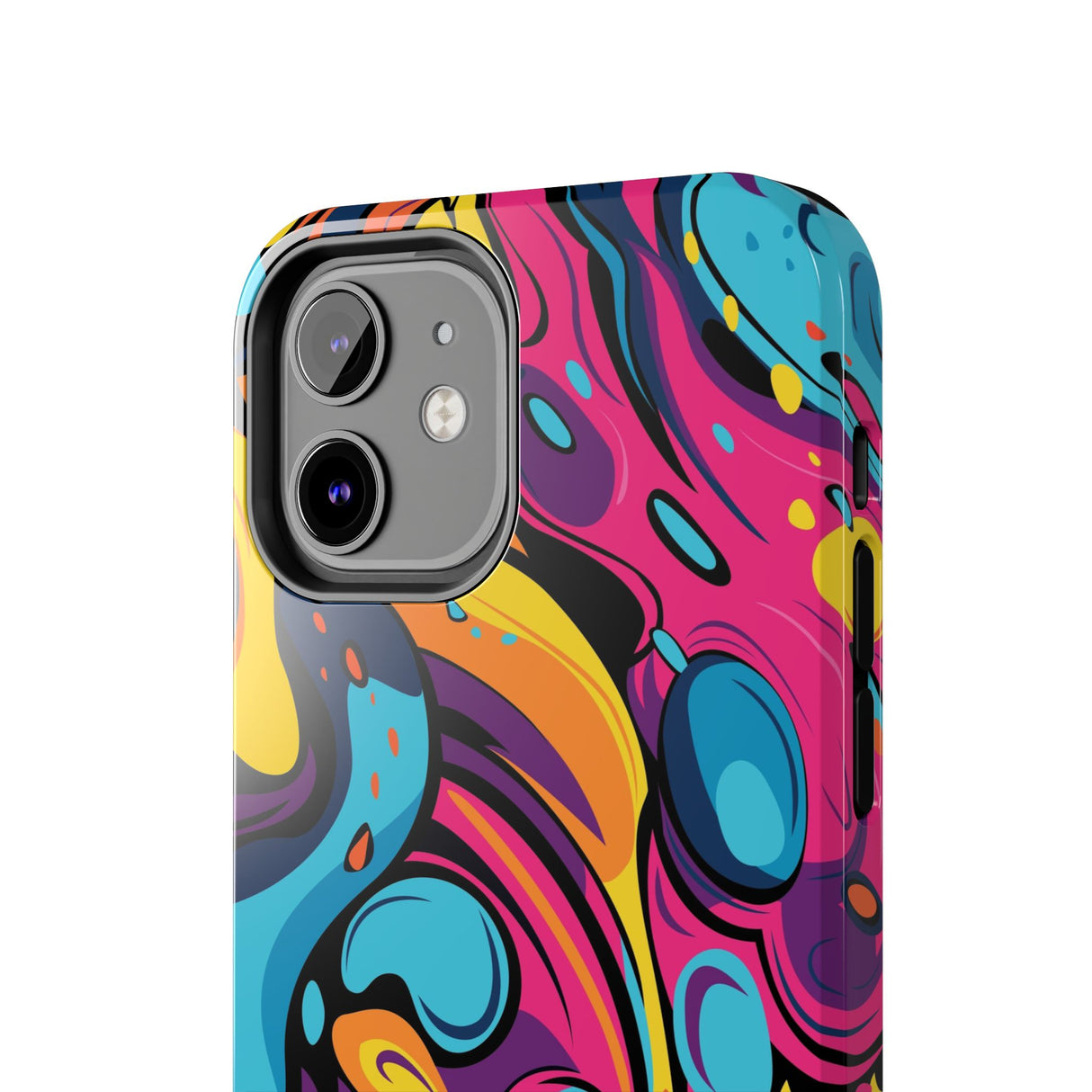 STUBBIE Phone Case for Apple iPhone - Messy Bright Paint Phone Case