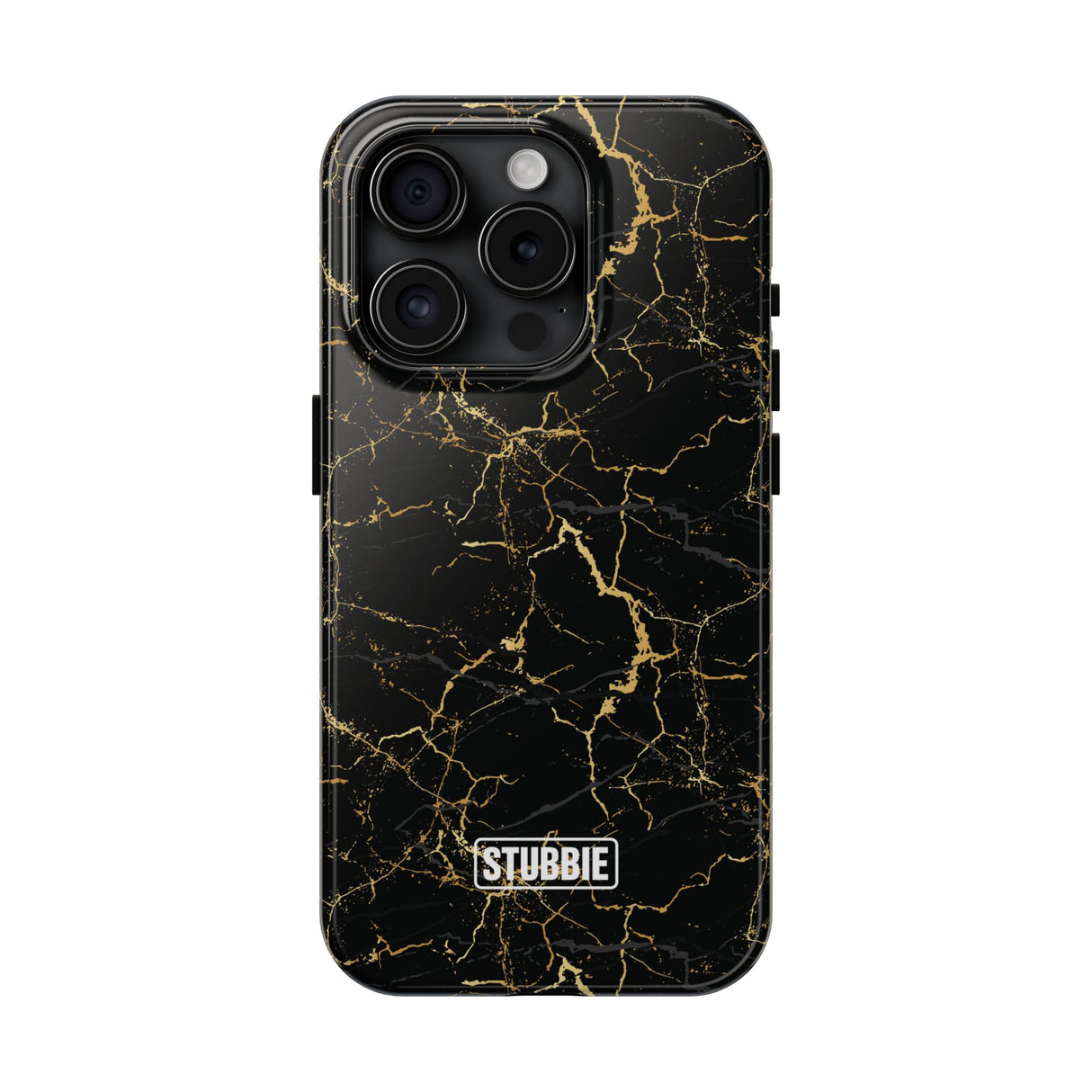 STUBBIE Phone Case for Apple iPhone - Midnight Black Marble Phone Case