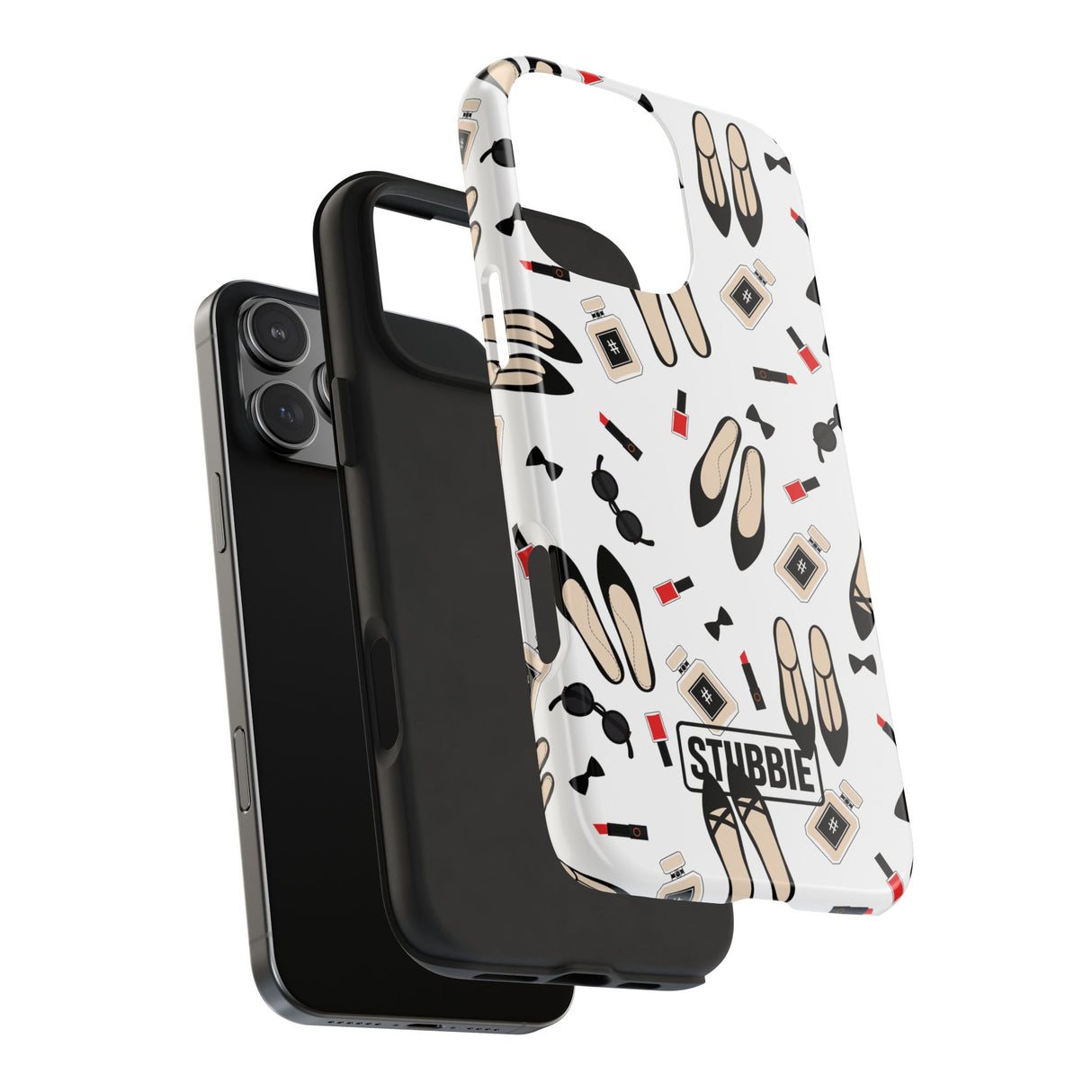 STUBBIE Phone Case for Apple iPhone - Heels And Lipstick Stubbie