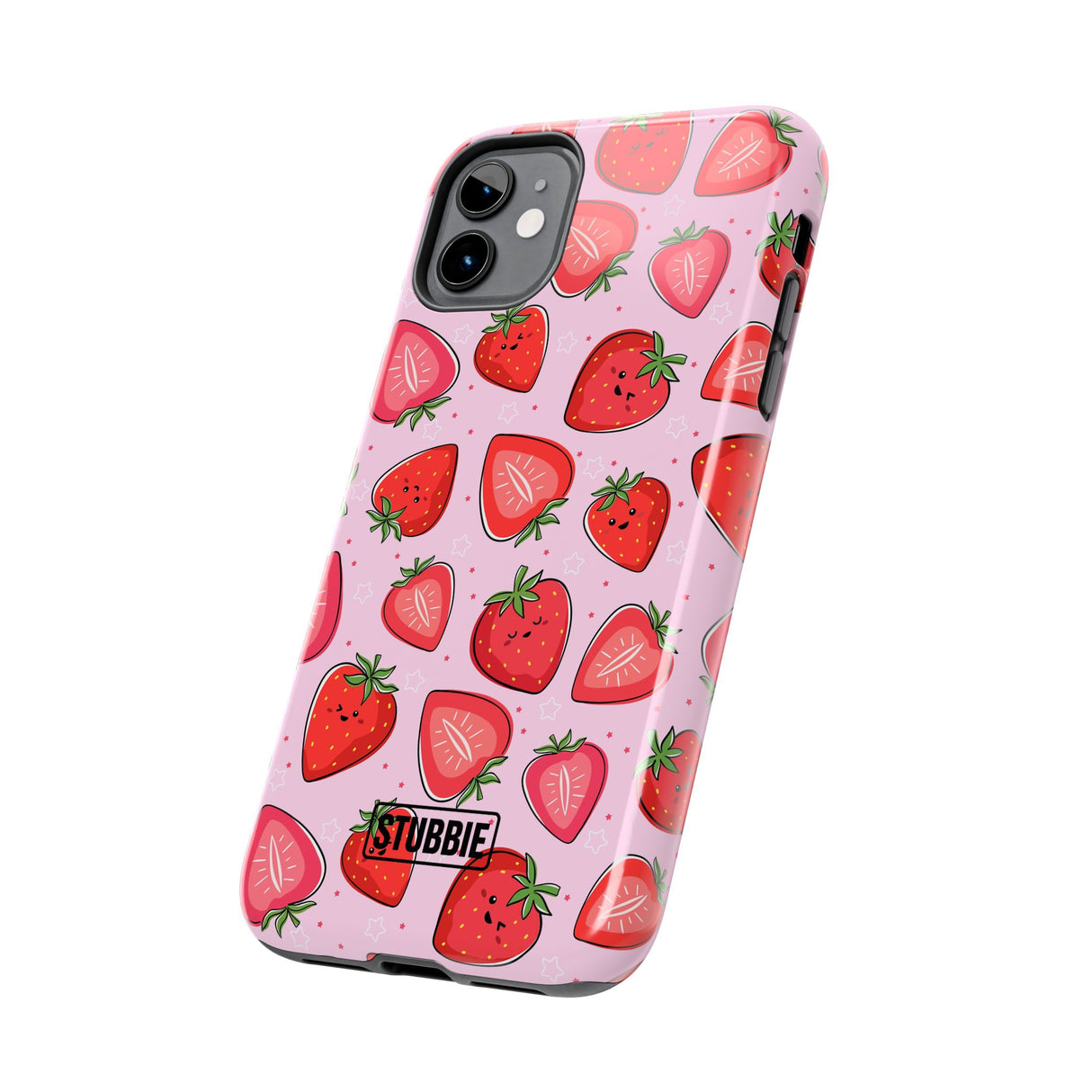 STUBBIE Phone Case for Apple iPhone - Smile Strawberry Phone Case