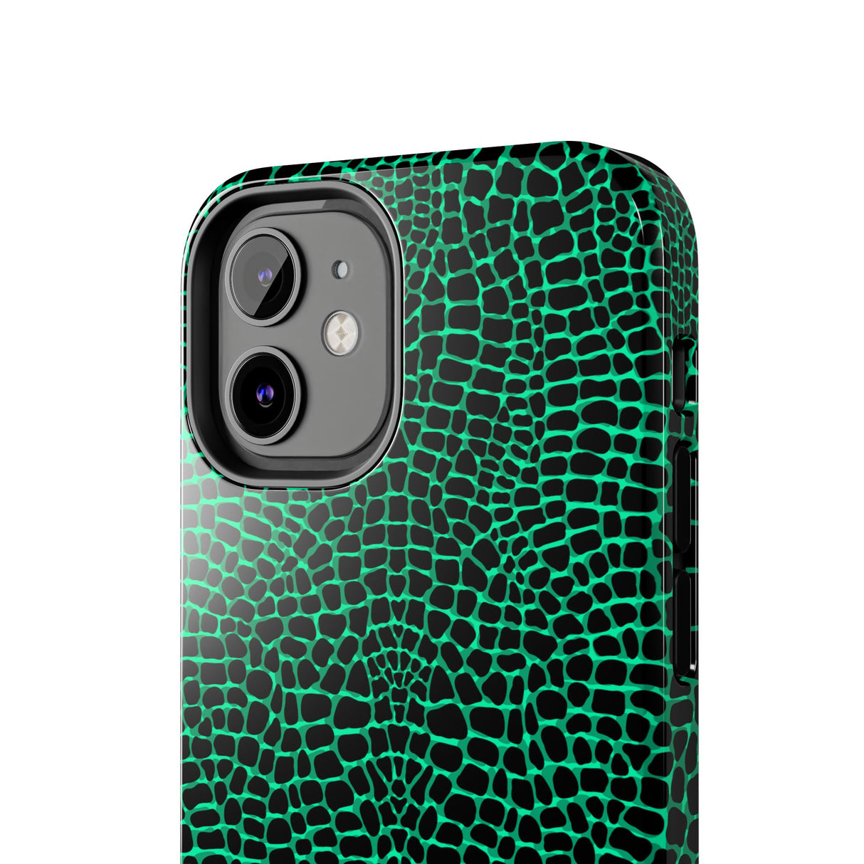 STUBBIE Phone Case for Apple iPhone - Green Croc Phone Case