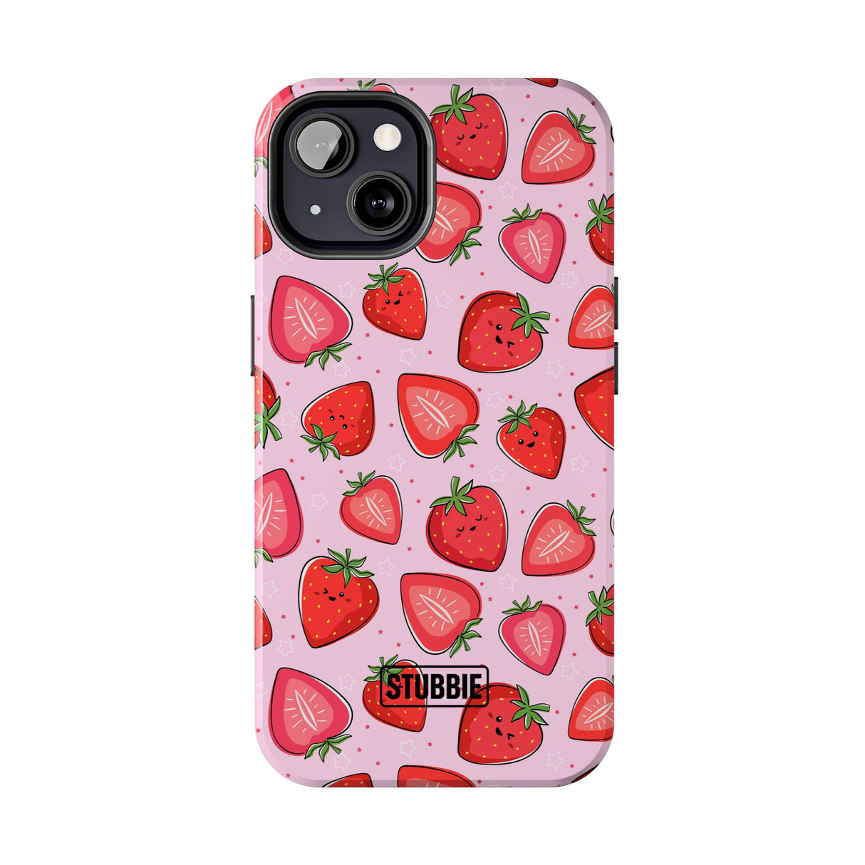 STUBBIE Phone Case for Apple iPhone - Smile Strawberry Phone Case
