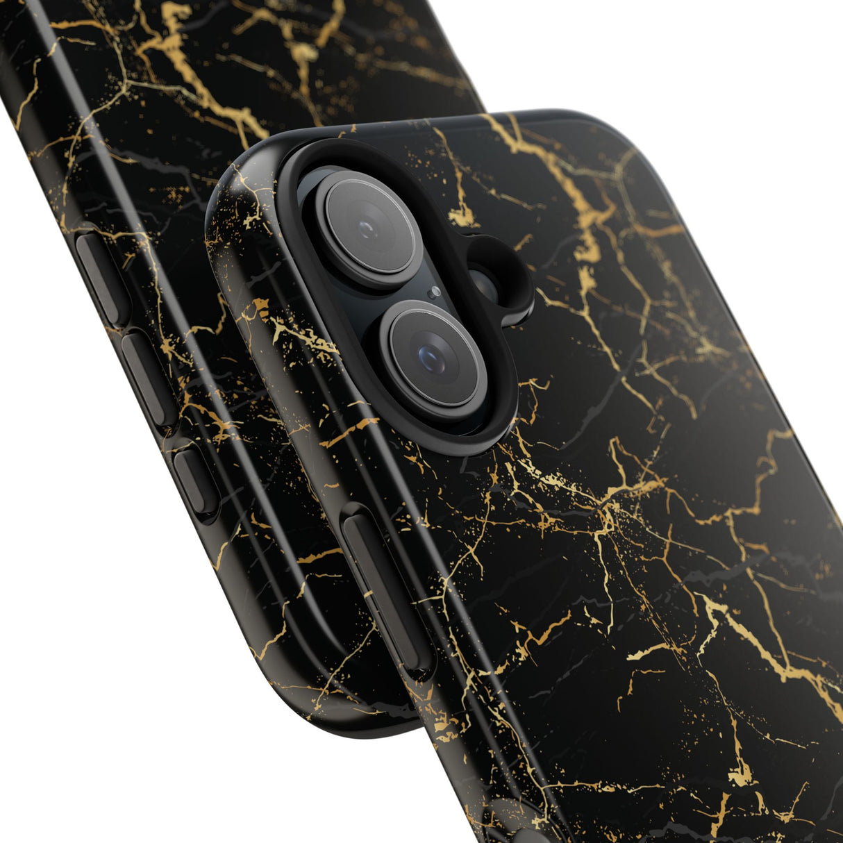 STUBBIE Phone Case for Apple iPhone - Midnight Black Marble Phone Case