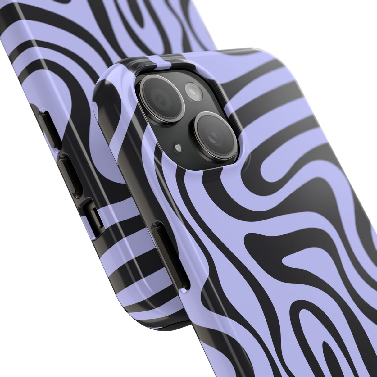 STUBBIE Phone Case for Apple iPhone - Crazy Zebra Stubbie