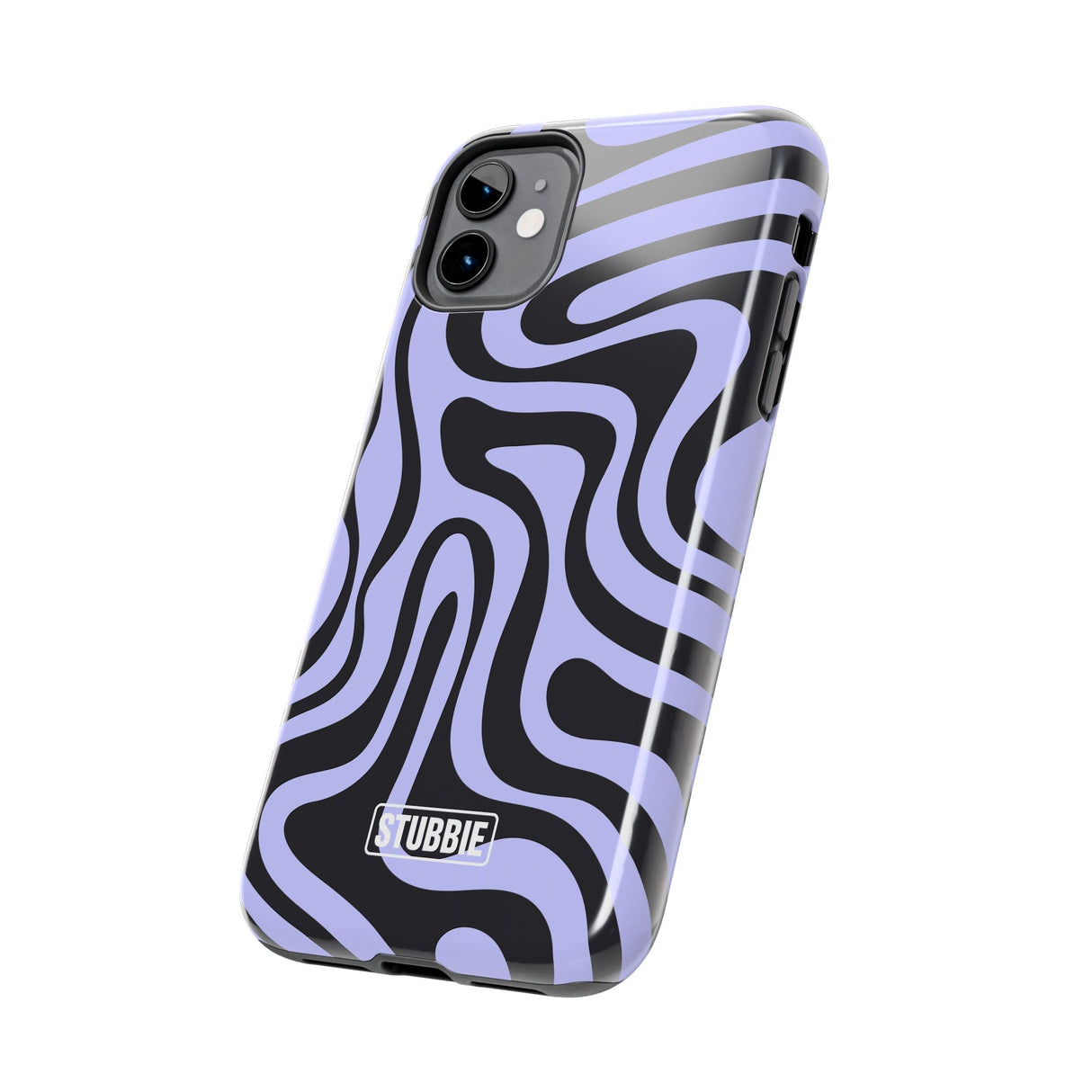 STUBBIE Phone Case for Apple iPhone - Crazy Zebra Stubbie
