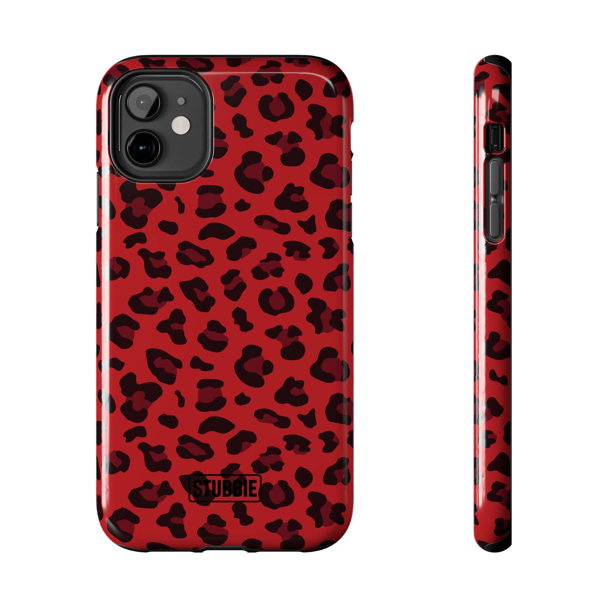 STUBBIE Phone Case for Apple iPhone - Red Leopard Phone Case