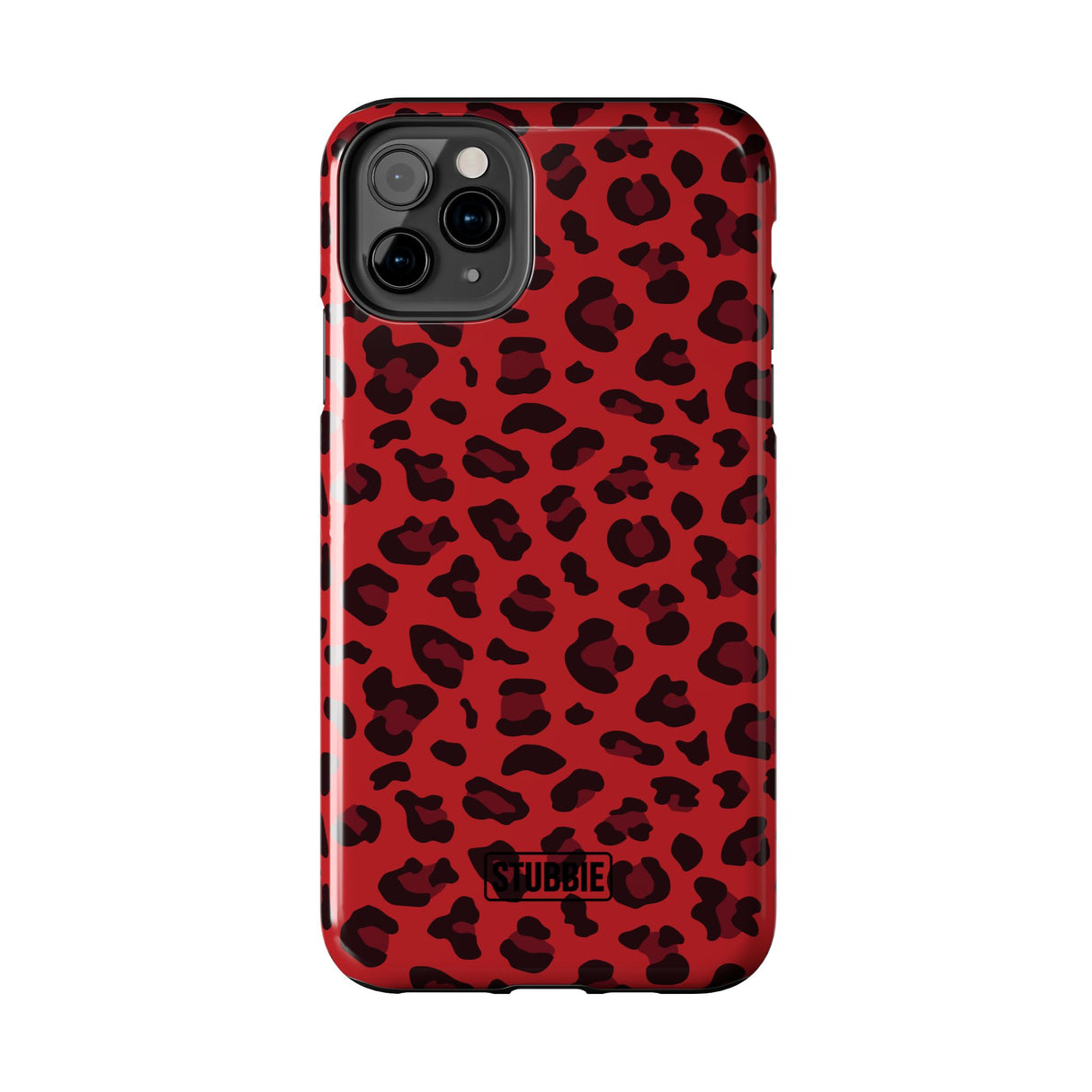 STUBBIE Phone Case for Apple iPhone - Red Leopard Phone Case