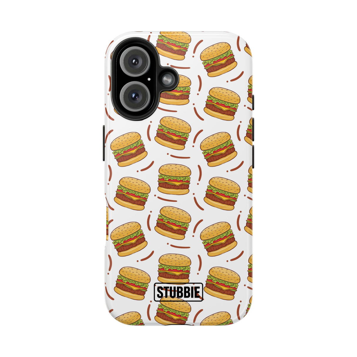STUBBIE Phone Case for Apple iPhone - Burger Stubbie
