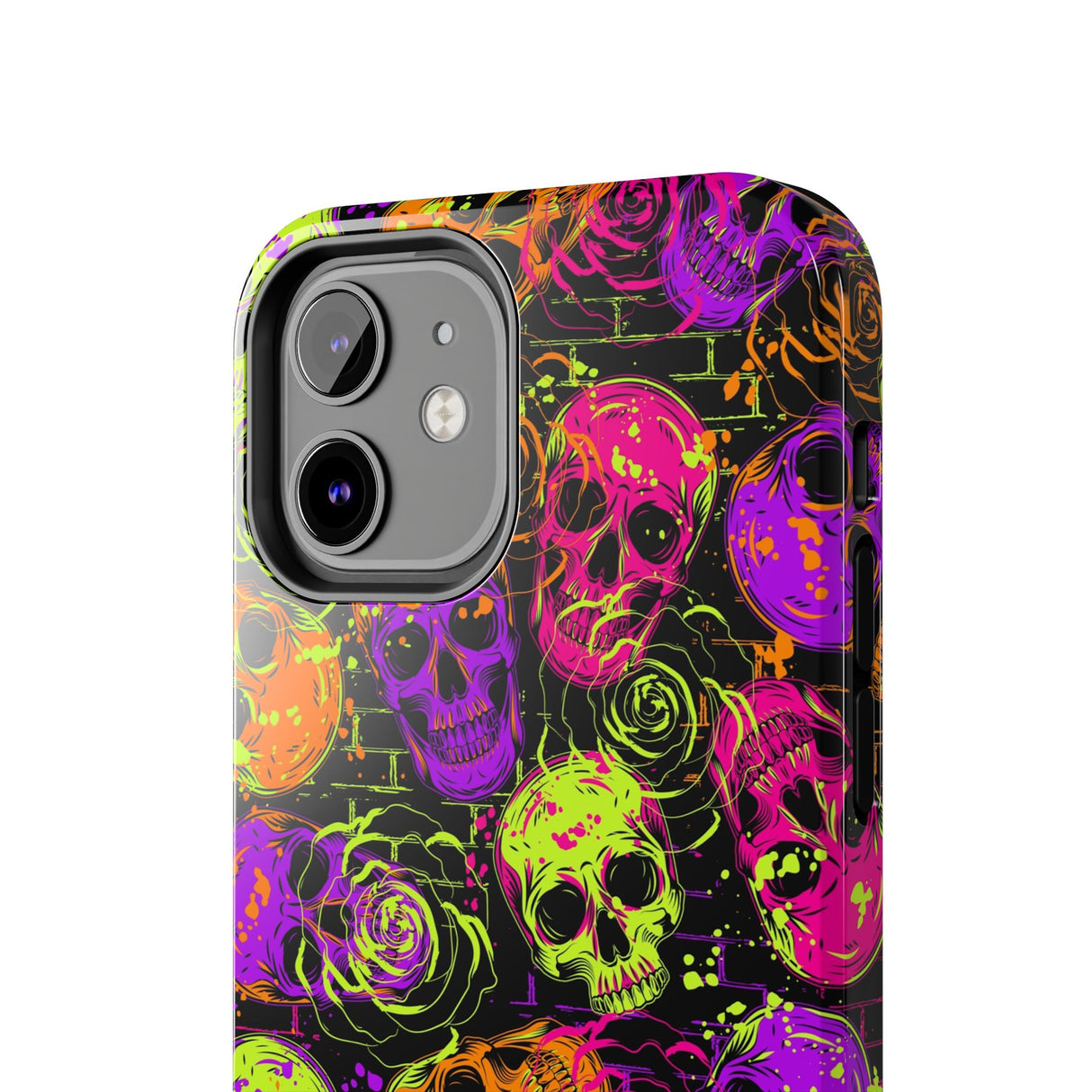 STUBBIE Phone Case for Apple iPhone - Neon Skulls Phone Case