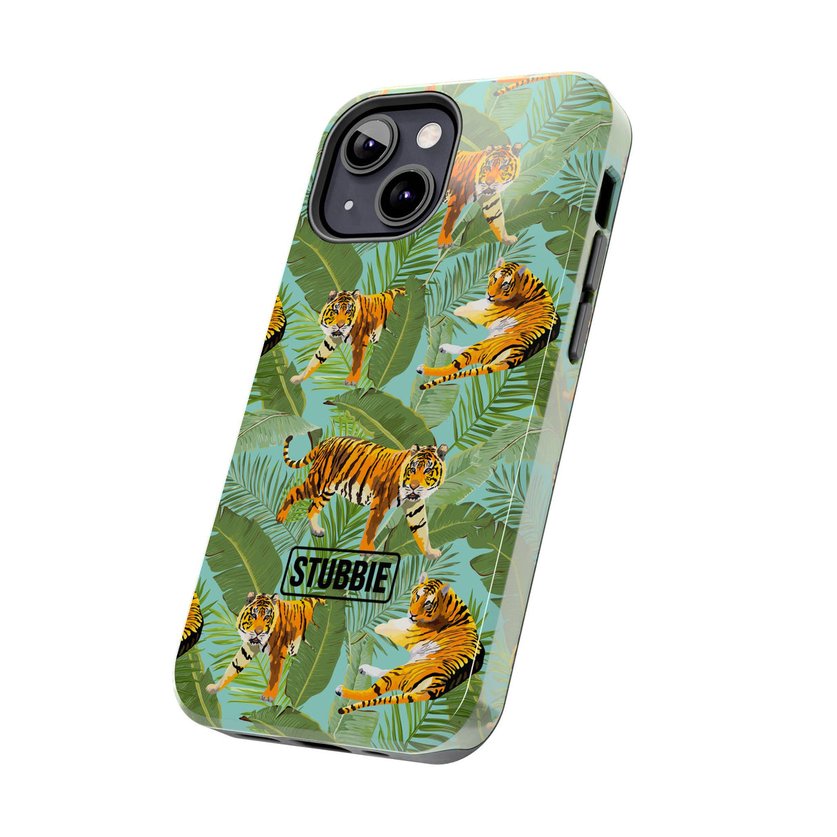 STUBBIE Phone Case for Apple iPhone - Jungle Tiger Stubbie
