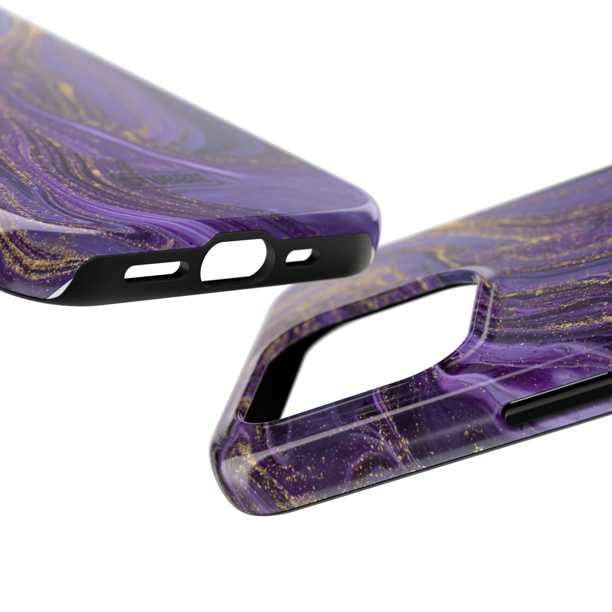 STUBBIE Phone Case for Apple iPhone - Purple Marble Phone Case