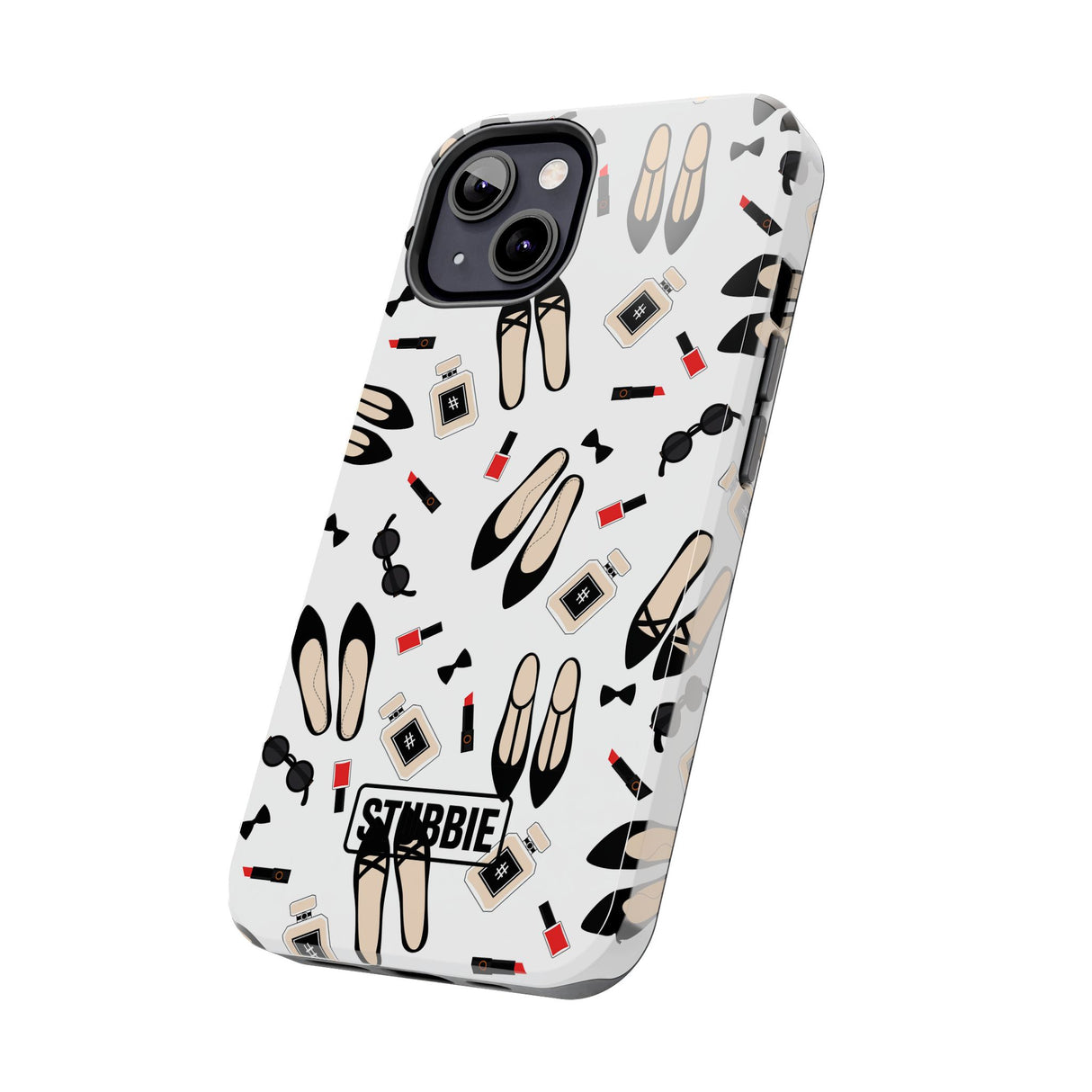 STUBBIE Phone Case for Apple iPhone - Heels And Lipstick Stubbie