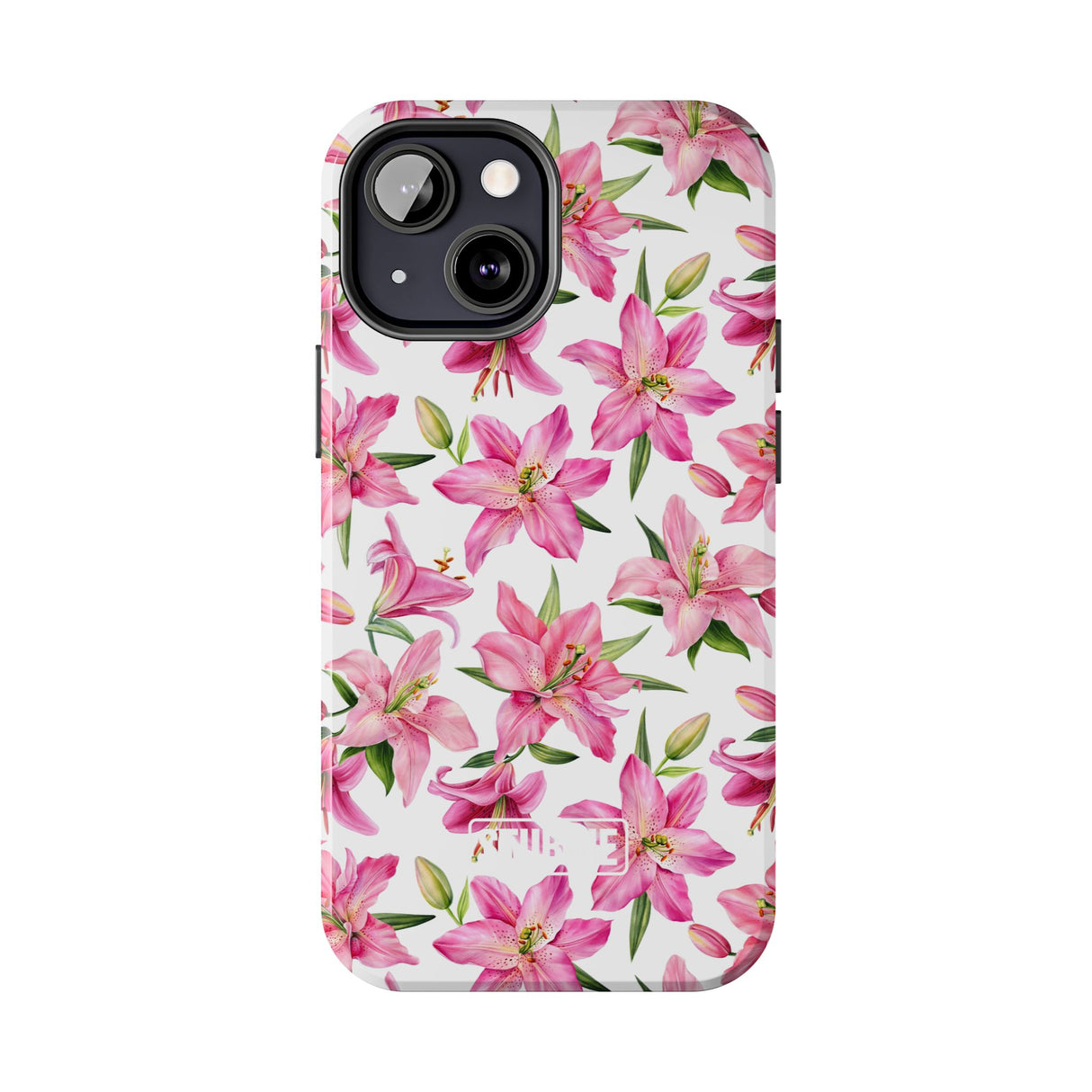 STUBBIE Phone Case for Apple iPhone - Pink Lily Flower Phone Case