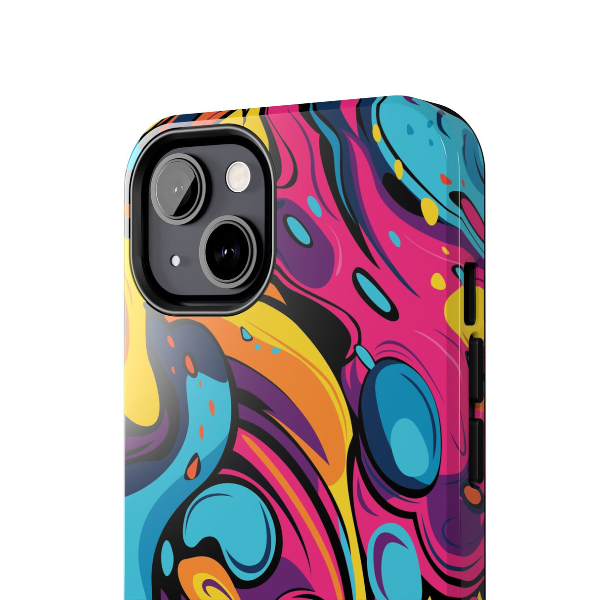 STUBBIE Phone Case for Apple iPhone - Messy Bright Paint Phone Case