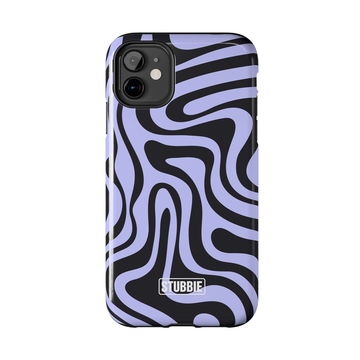 STUBBIE Phone Case for Apple iPhone - Crazy Zebra Stubbie